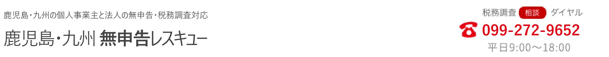 税務調査　鹿児島　無申告　脱税　税務署　税理士